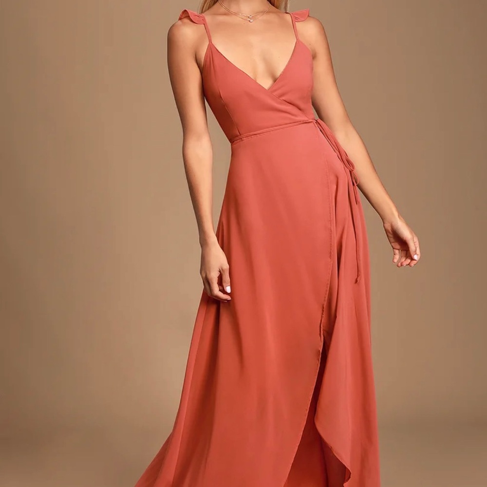 Beautiful Rose Maxi Dress Sz M